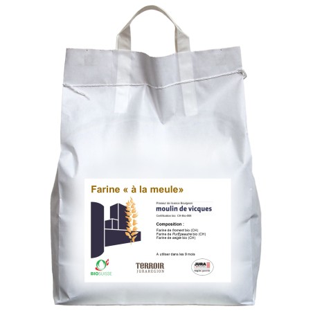 Farine à la meule bio 5kg