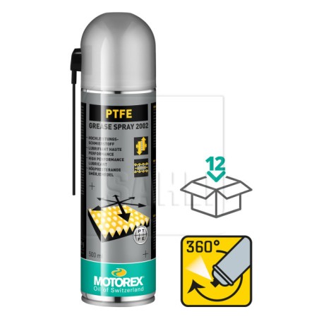 Fettspray PTFE 2002 MOTOREX, 500 ml